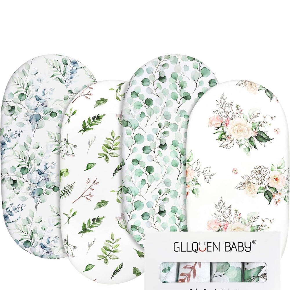 NWT 4 Pack Baby Bassinet Sheets 32x16